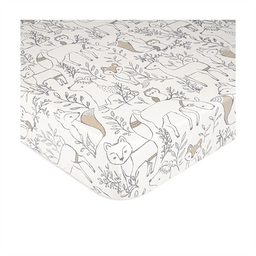 Crane - Crane Ezra Fitted Baby Crib Sheet - Woodland