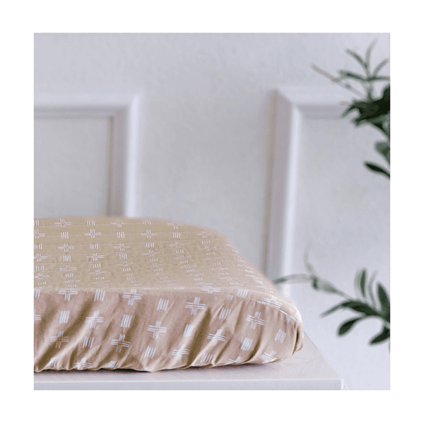 Crane - Crane Ezra Quilted Change Pad Cover - Copper Dash