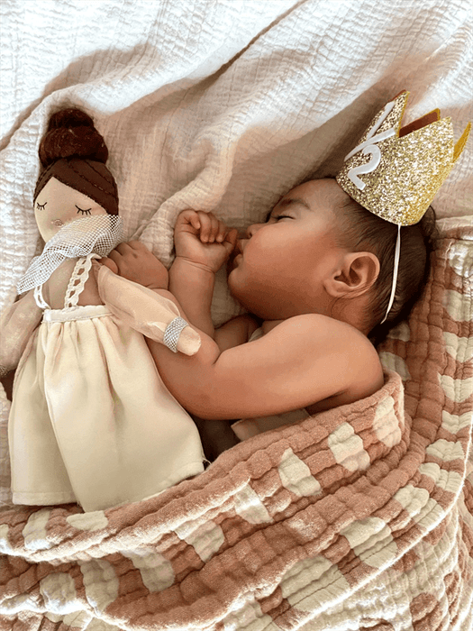 Crane - Crane Jacquard Baby Blanket Copper Moon Phase - Kendi