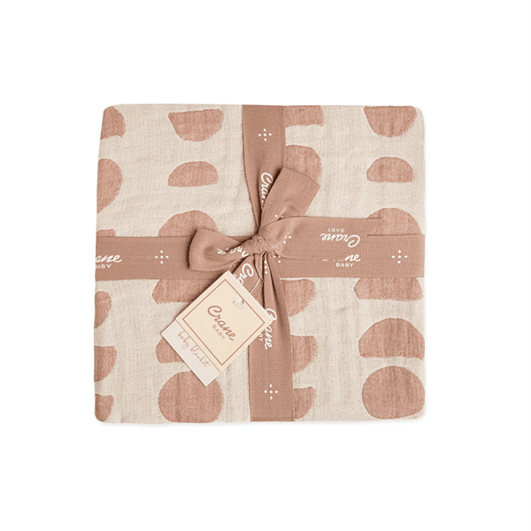 Crane - Crane Jacquard Baby Blanket Copper Moon Phase - Kendi