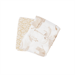 Crane - Crane Kendi Baby Cotton Muslin Swaddle Blankets - 2 Pack