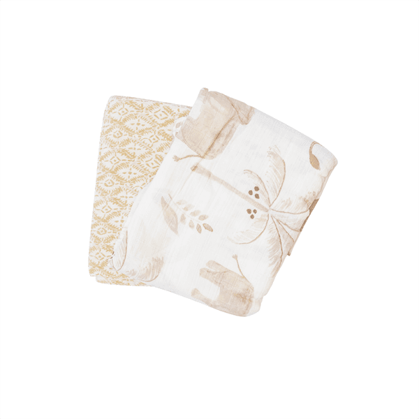 Crane - Crane Kendi Baby Cotton Muslin Swaddle Blankets - 2 Pack
