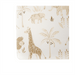 Crane - Crane Kendi Baby Crib Fitted Sheet - Safari Animals