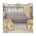 Crane - Crane Kendi Baby Crib Fitted Sheet - Safari Animals