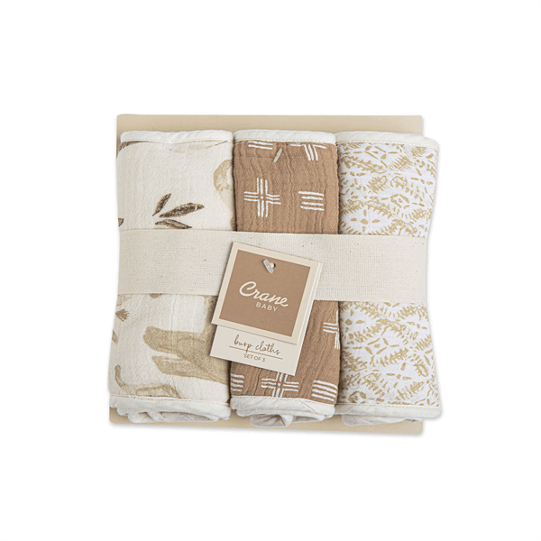 Crane - Crane Kendi Burp Cloth Set
