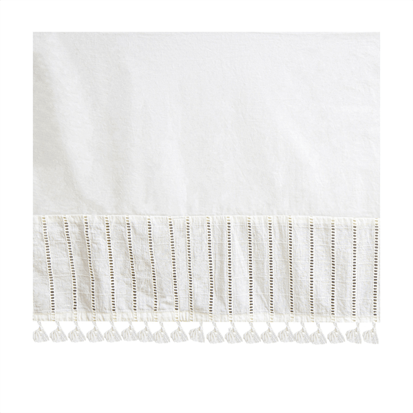 Crane - Crane Off-White Boho Crib Skirt