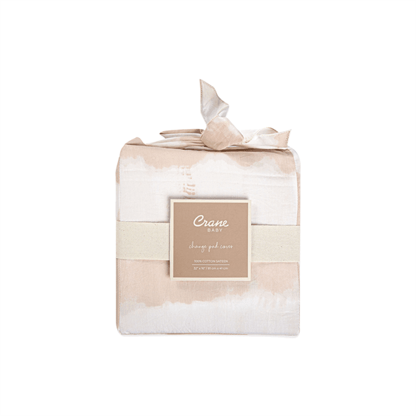 Crane - Crane Parker Baby Changing Pad Cover - Pink Tie-Dye