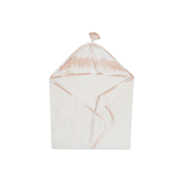 Crane - Crane Parker Hooded Towel - Pink Tie Dye Print