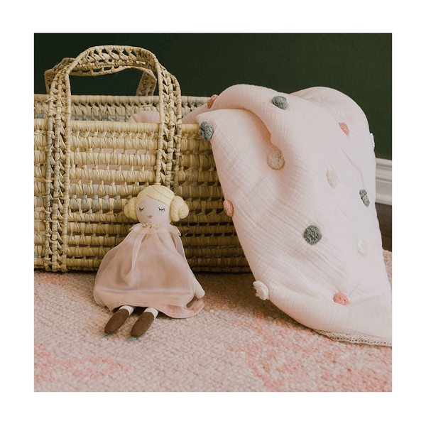 Crane - Crane Parker Pom Pom Quilted Baby Blanket