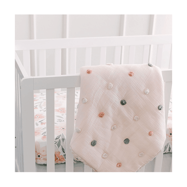 Crane - Crane Parker Pom Pom Quilted Baby Blanket