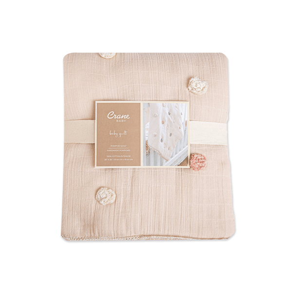 Crane - Crane Parker Pom Pom Quilted Baby Blanket