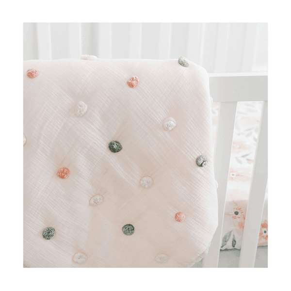 Crane - Crane Parker Pom Pom Quilted Baby Blanket