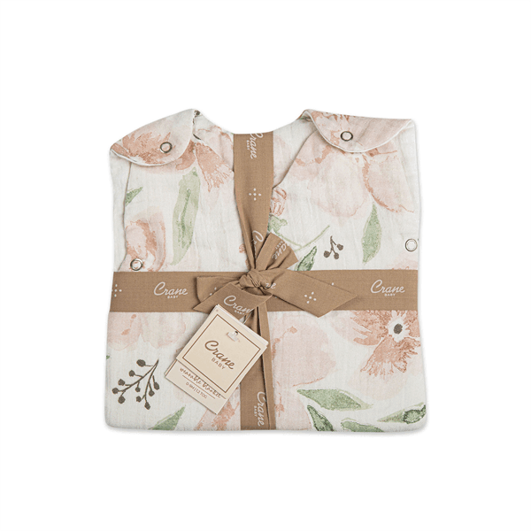 Crane - Crane Parker Wearable Blanket 0-9 mo.Muslin - Floral