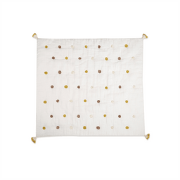 Crane - Crane Pom Pom Quilted Baby Blanket - Kendi