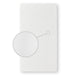 D.O.M. 2-in-1 Breathable Slumber crib mattress shown flat with close-up of breathable fabric texture.