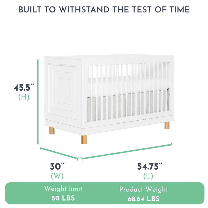 Dream On Me Evolur Loft Art Déco 3-in-1 Convertible Crib