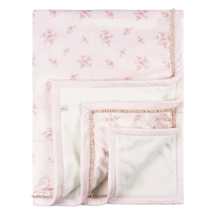 Just Born Plush & Fleece Warm Baby Blanket