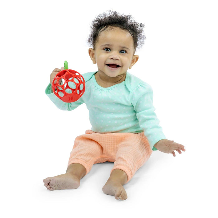 Bright Starts Hold My Own Easy-Grasp Teether Toy – Apple