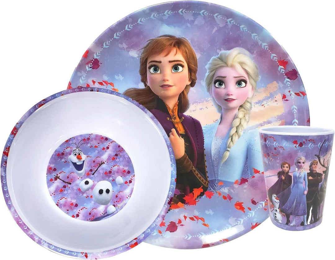 Danawares - Danawares Disney Frozen Melamine Dinner Set for Kids