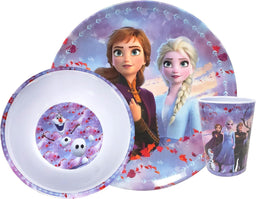 Danawares - Danawares Disney Frozen Melamine Dinner Set for Kids
