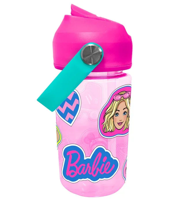 Danawares - Danawares Plastic Water Bottle with Spout & Handle Barbie