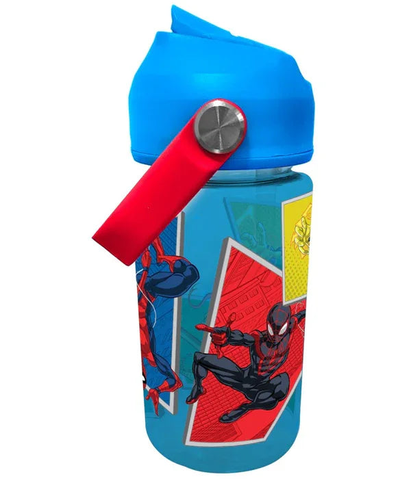 Danawares - Danawares Plastic Water Bottle with Spout & Handle Spider-Man