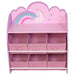 Danawares - Danawares Unicorn Toy Organizer/Bookshelf with 6-Bins