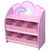 Danawares - Danawares Unicorn Toy Organizer/Bookshelf with 6-Bins