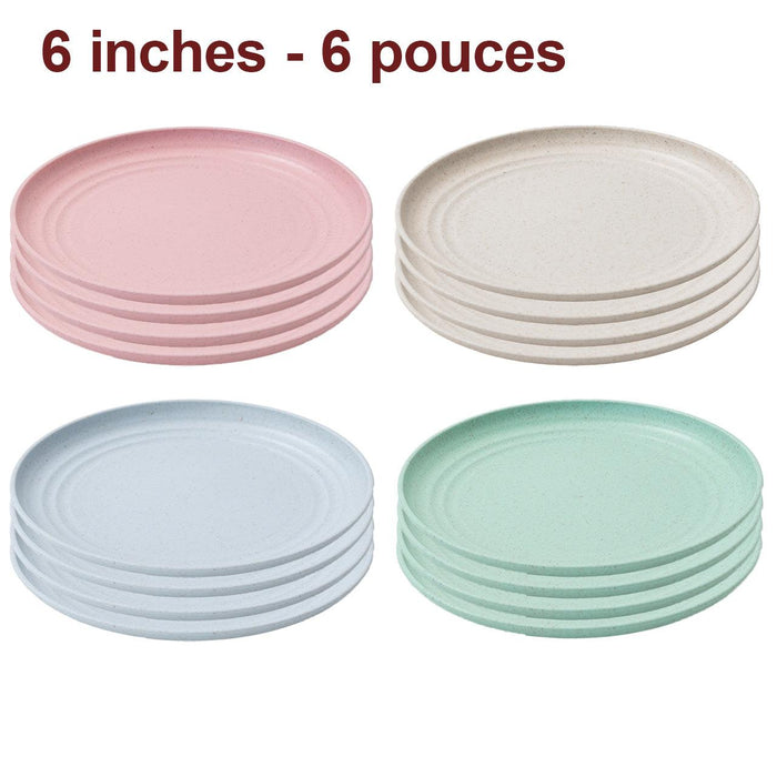 Day in Day Out - Day in Day Out Eco-Friendly 6 in. Plate Set - 4 Pack