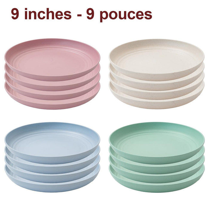 Day in Day Out - Day in Day Out Eco-Friendly 9 in. Plate Set - 4 Pack