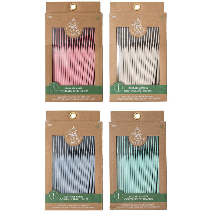 Day in Day Out - Day in Day Out Eco-Friendly Table Knives - 24 Pack