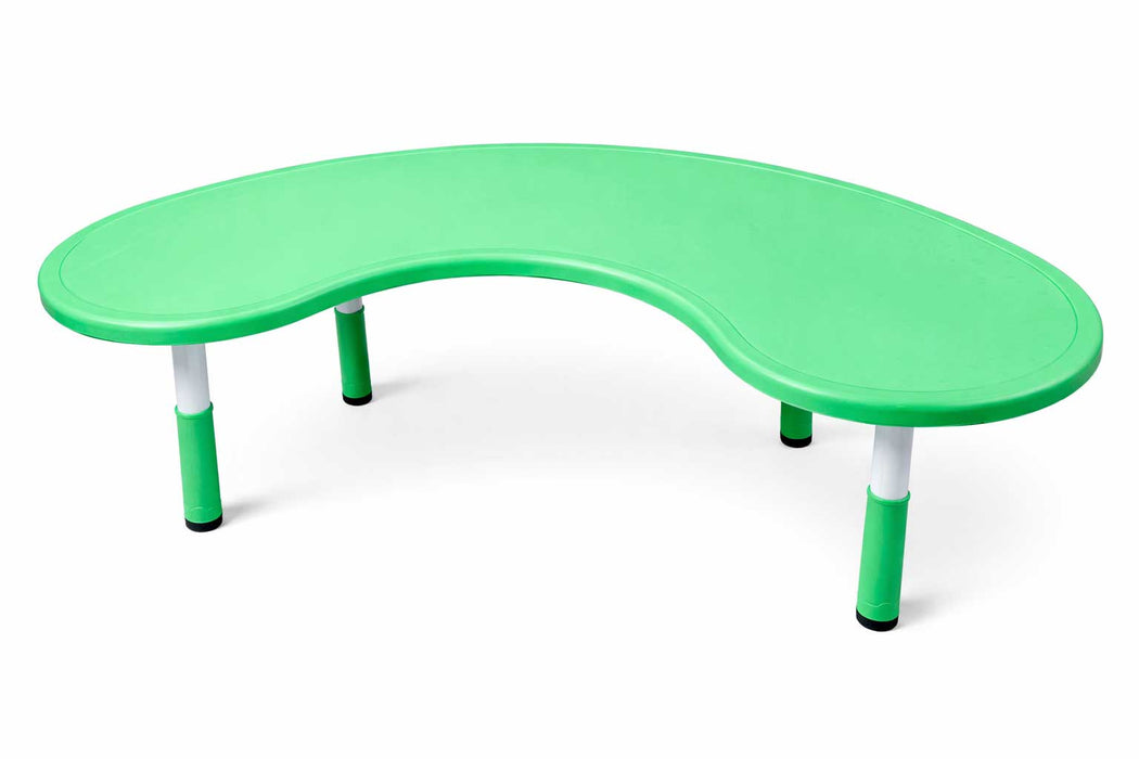 Table de jeu pour centre de garde en forme de haricot