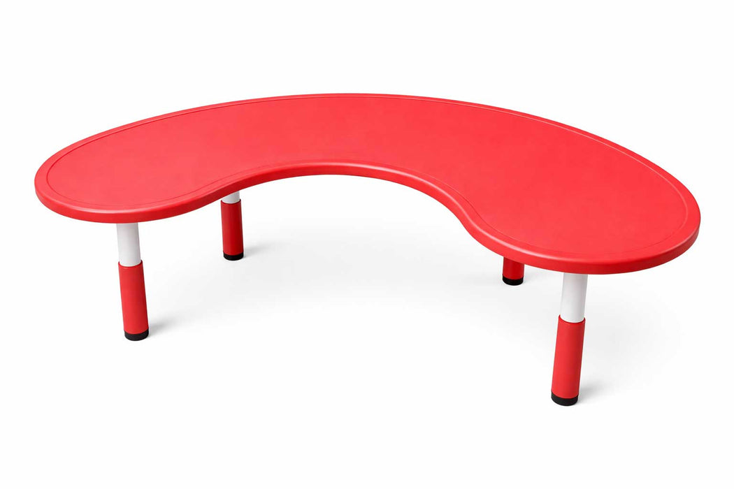 Table de jeu pour centre de garde en forme de haricot