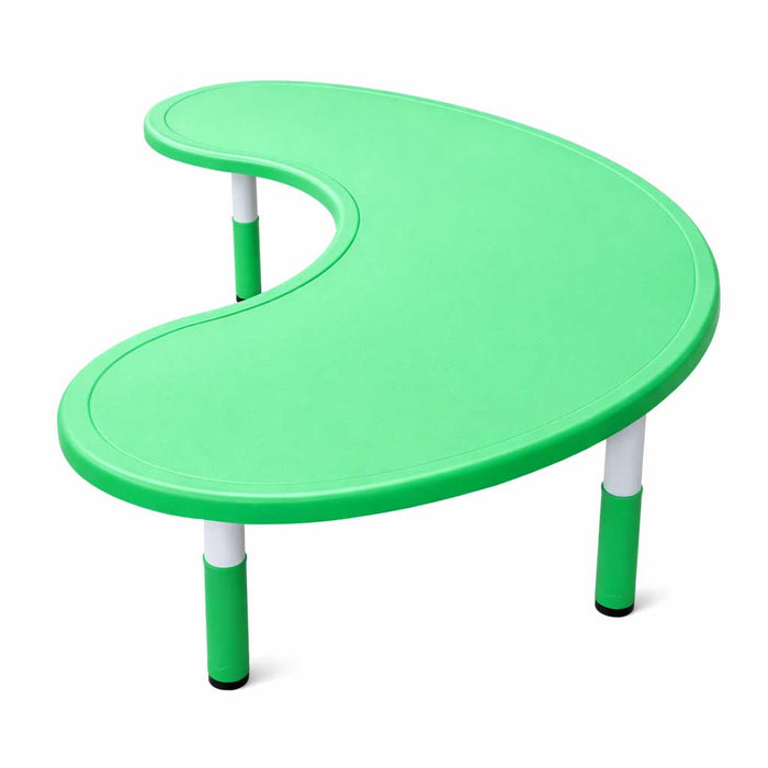 Table de jeu pour centre de garde en forme de haricot