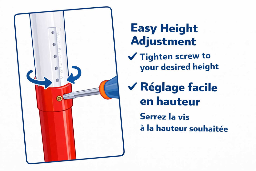 Table Rectangulaire pour Garderie – Réglable, Solide et Sécuritaire (120 cm × 60 cm)