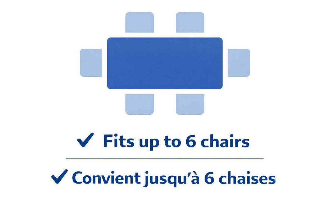 Table Rectangulaire pour Garderie – Réglable, Solide et Sécuritaire (120 cm × 60 cm)