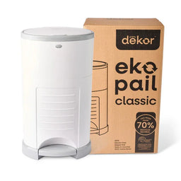 Dékor® - Dekor Eko Classic Diaper Pail | White