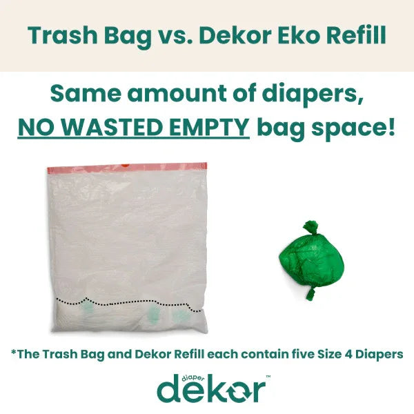 Dékor® - Dekor Eko Classic Diaper Pail Refills | 2 Pack