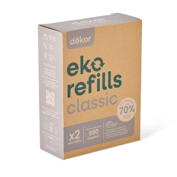 Dékor® - Dekor Eko Classic Diaper Pail Refills | 2 Pack