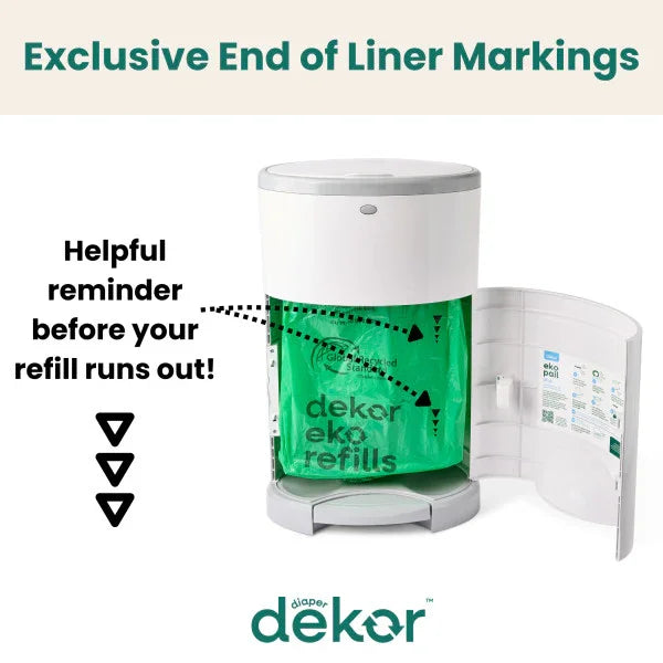 Dékor® - Dekor Eko Mini Diaper Pail Refills | 2 Pack