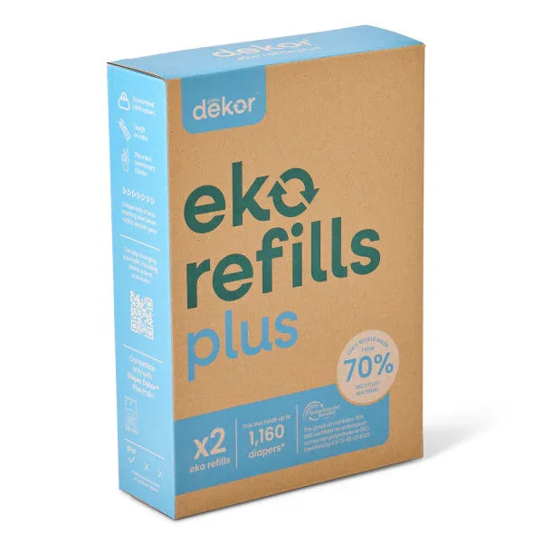 Dékor® - Dekor Eko Plus Diaper Pail Refills | 2 Pack