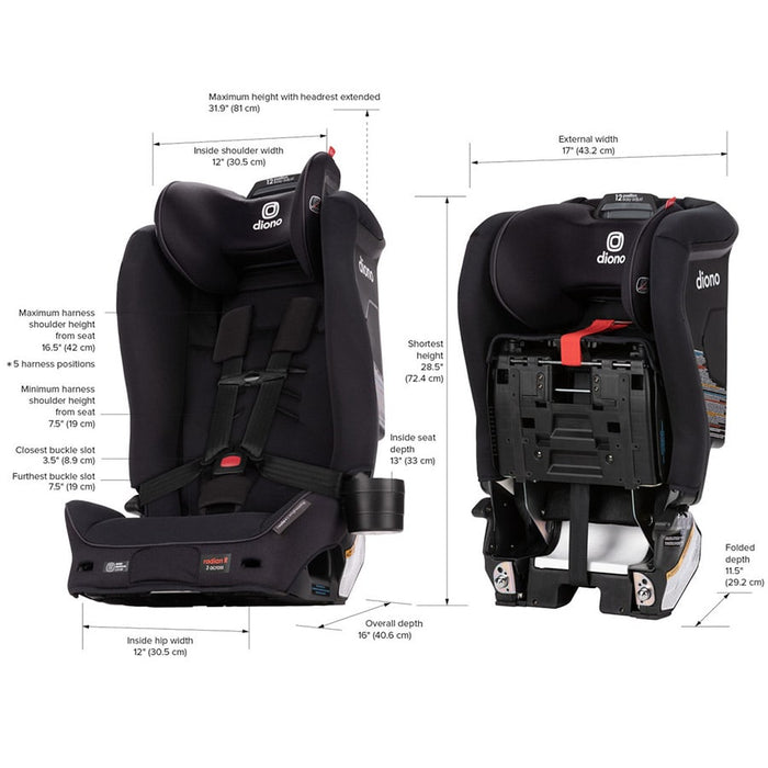 Diono Radian® 3R Safe Plus Convertible Car Seat