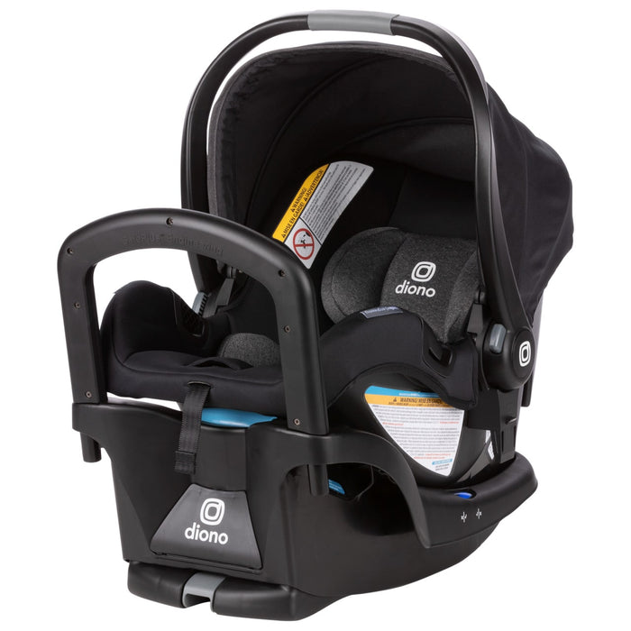 Siège auto pour bébé et base Diono LiteClik 30 R SafePlus - Noir