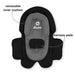 Diono® - Diono Cuddle Soft® 2-in-1 Head Support with Chest Pads (New model and colours)