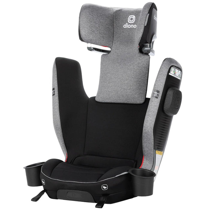 Diono® - Diono Monterey 6DXT SafePlus High-Back Car Booster Seat - Black Storm