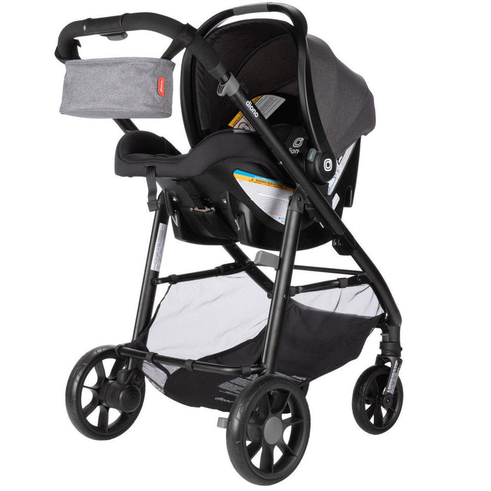 Diono® - Diono Quantum 4 Travel System 3-in-1 with LiteClik 30 R SafePlus Infant Car Seat and Base