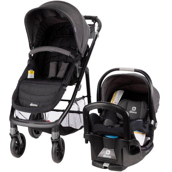 Diono® - Diono Quantum 4 Travel System 3-in-1 with LiteClik 30 R SafePlus Infant Car Seat and Base