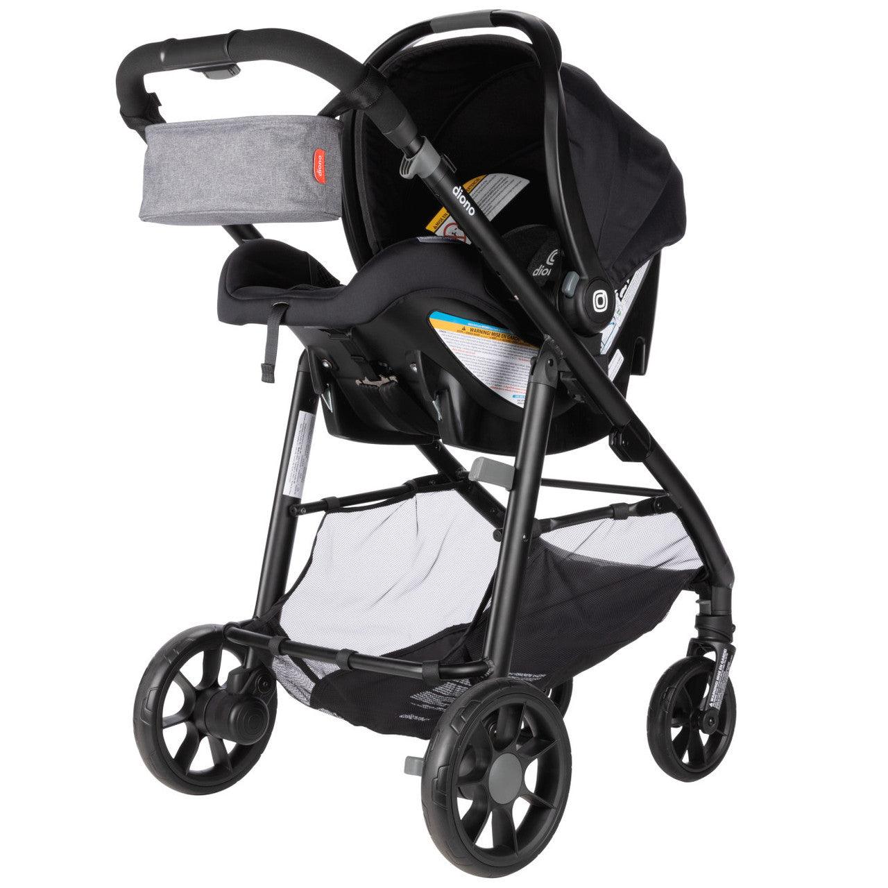 Diono® - Diono Quantum 4 Travel System 3-in-1 with LiteClik 30 R SafePlus Infant Car Seat and Base