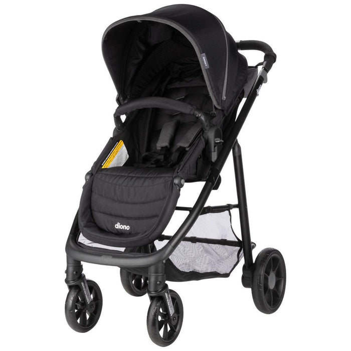 diono car seat and stroller Diono Quantum 4 Travel System 3-in-1 with LiteClik 30 R SafePlus Car Seat — Goldtex