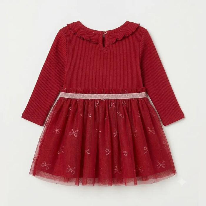 Happy Kids® Baby Girls Dress Red | 0M to 24m